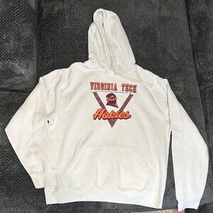Virginia Tech Hookies White Hoodie